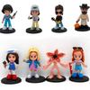 Gorgeous 8pcs Stranger Things Figures Set Steve Cannibal Flower Xmas Model Gift