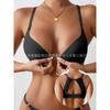 Women Sexy Comfortable Gathered Beautiful Back No Buckle Push Up Bra