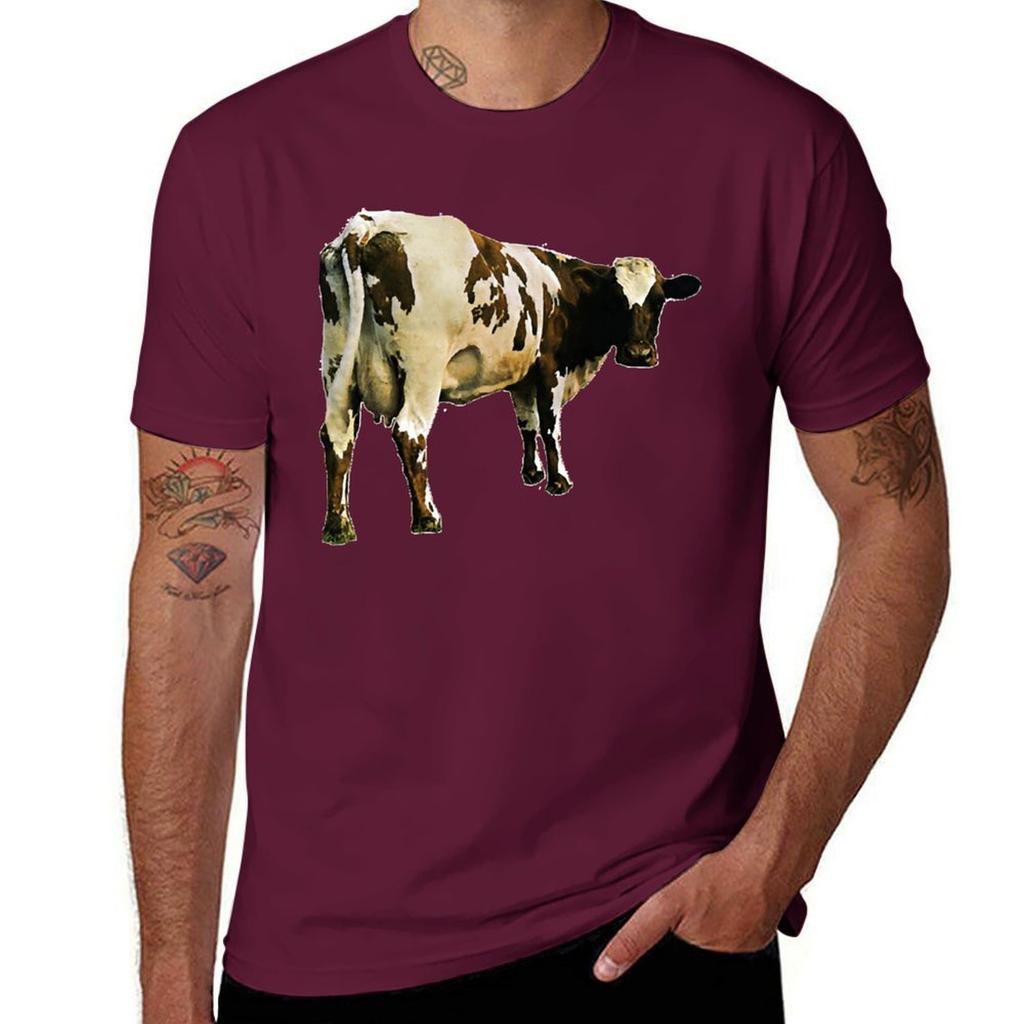 Atom Heart Mother Classic T Shirt T-Shirt Heavyweights Animal Prinfor Boys Funnys Plus Sizes Workout Shirts for Men