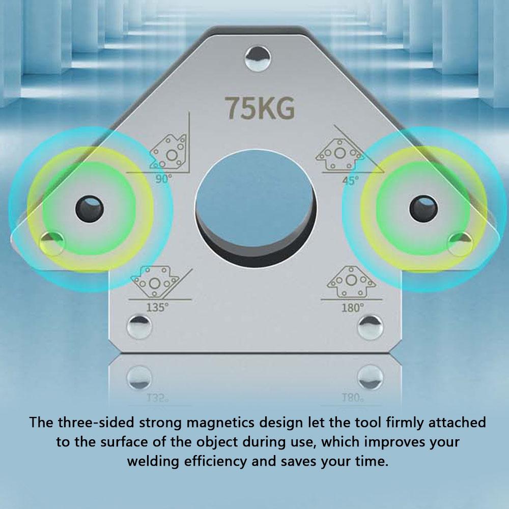 Electric Welding Auxiliary Tools Magnetics Welding Positioning Tool Electric Welding Holder Right Oblique Angle Multi-angle Fix