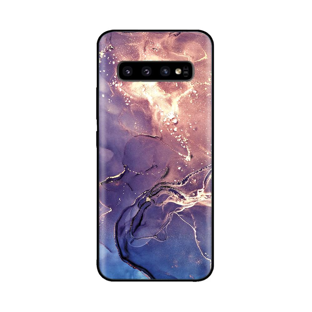For Samsung S10 Plus Case S10 Silicone Fashion Back Cover Cases For Samsung Galaxy S10 S10E S 10 S10plus Protective Back Cover