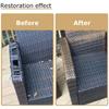 Wicker Repair Kit Flat Smooth Synthetic Rattan Supplies Brown Gradient for Patio Furniture Sofa Garden Basket Weaving