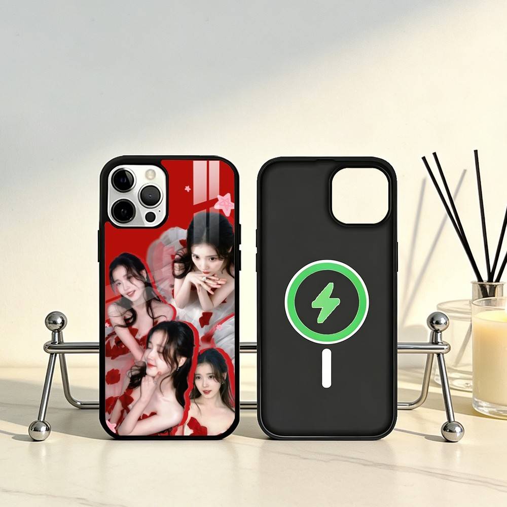 S-Singer I-IU L-Lee-Ji-Eun Phone Case For iPhone17,16,15,14,13,12,11 Plus,Pro Max Magnetic For Magsafe Wireless Charging iPhone11