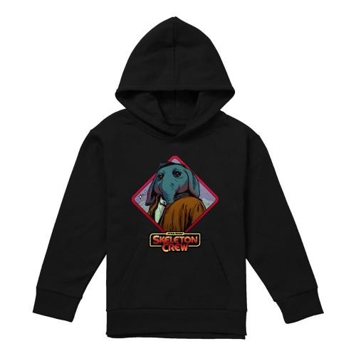 Star Wars: Skeleton Crew Childrens/Kids Neel Badge Hoodie