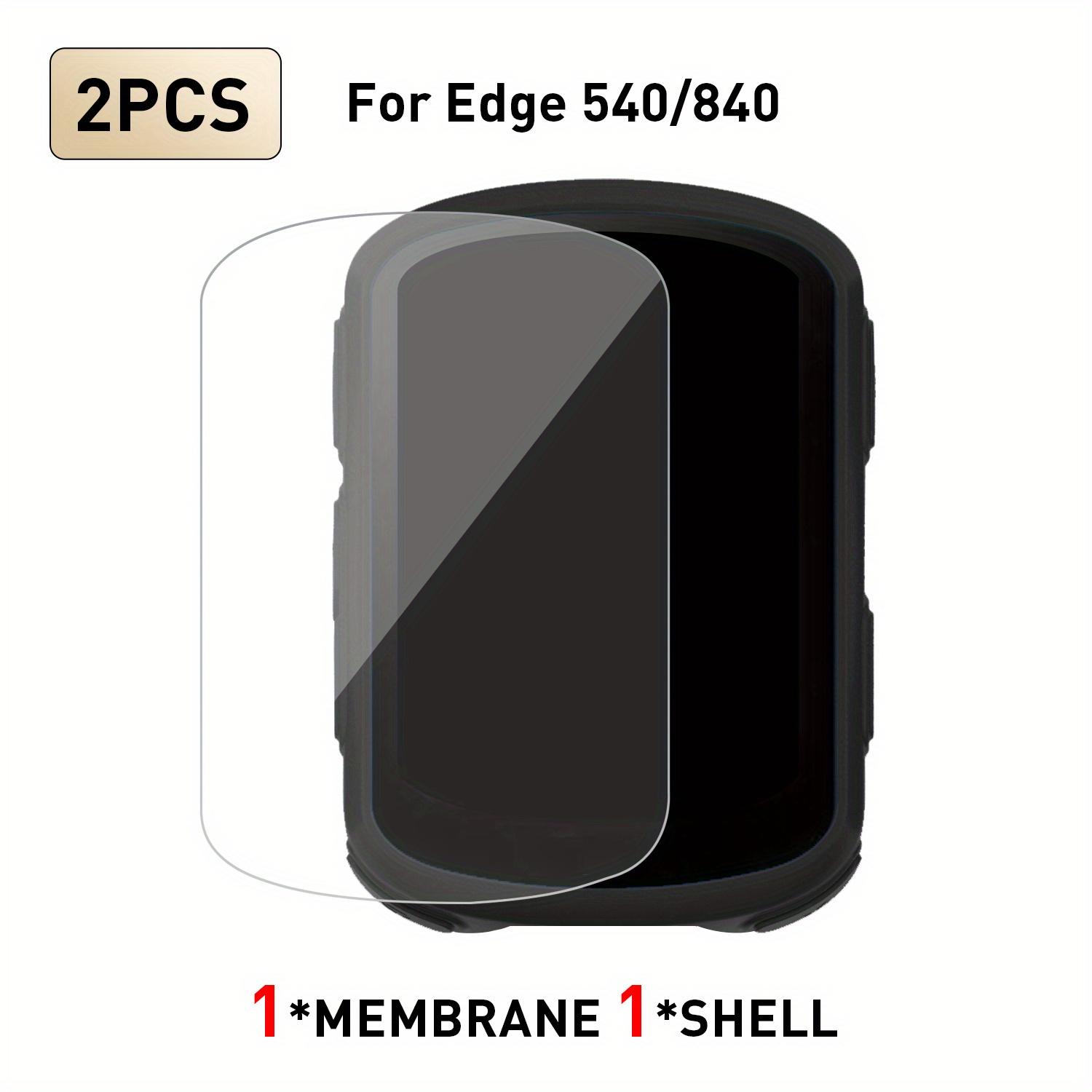 Screen Protector for Garmin Edge 540/840 Computer Case Scratch & Impact Resistant Silicone Cover Button Protection for Cyclists For Edge 540 840 чёрный