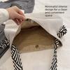 New soft wide shoulder strap flannel fashion shoulder bag