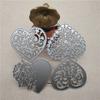 1 Set Metal Love Shape Cutting Dies Wedding Hollow Flower Pattern Heart Die Cuts for Card Making Stencil Embossing Scrapbooking