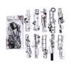 20PCS Flowers Scrapbooking Decor PET DIY Handmade Vintage Diary Album Decor