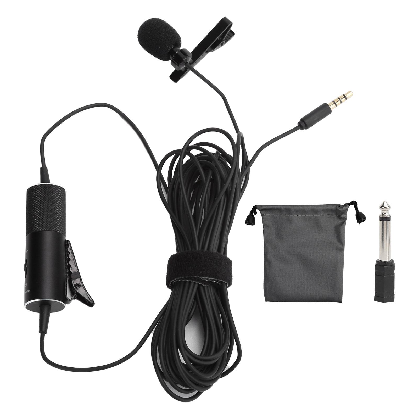 

R955S 5,8 м Петличный микрофон Универсальный микрофон-клипса для микрофона Мобильный телефон Камера(черный ) чёрный