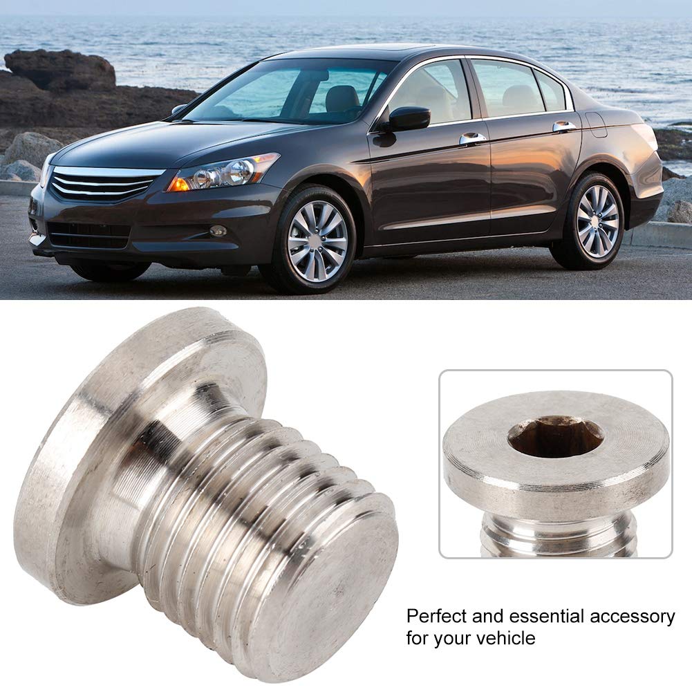 Oxygen Blanking Plug, M12x1.25mm Oxygen O2 Sensor Blanking Plug Cap Oxygen Sensor Exhaust Plug