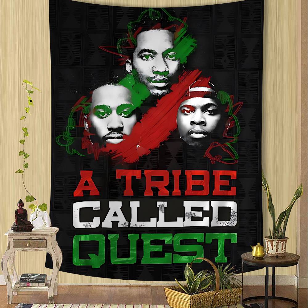 Pop Band A TTribe Called Quest DIY Wall Tapestry Hanging Tarot Hippie Wall Rugs Dorm Home Decor