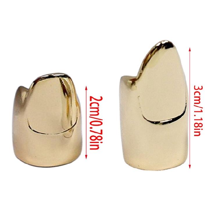 Unisex Metal Nail Cover Ring Hip Hop Cosplay Finger Accessories For Gift Giving Fashion Finger Ring