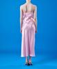 KOLEAT Summer Shirred Maxi Slim Silk Sleeveless Dress [Pink] Layered Dress Ver.
