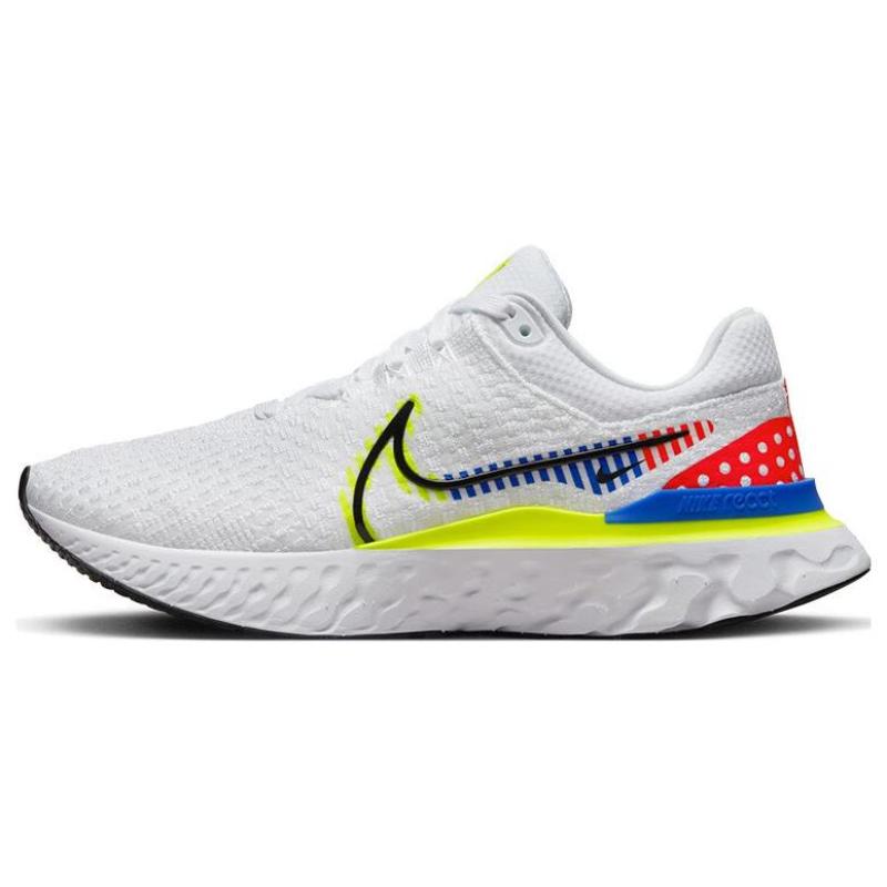 

Nike Кроссовки React Infinity Run Flyknit 3 Premium Белый Вольт Голубой Гонщик DX1629-100 40