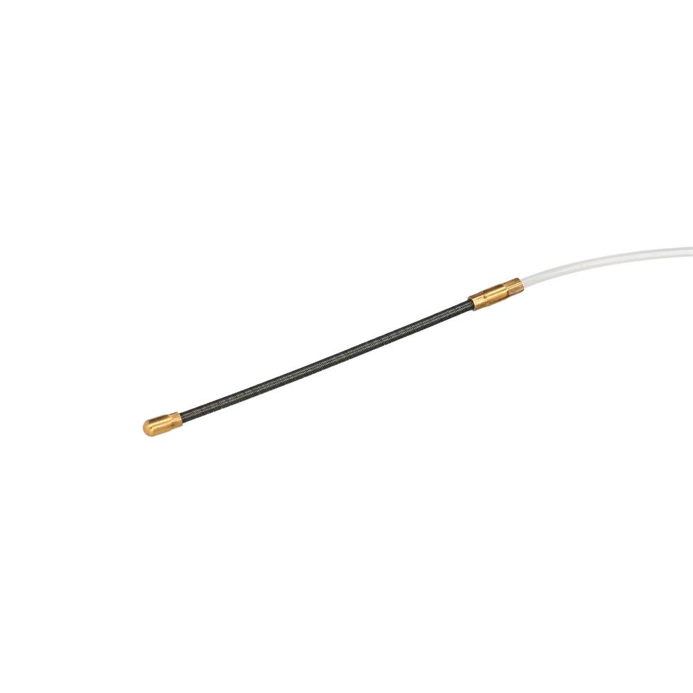 White Cable Pulling Tool 15m Length Wire Threader Flexible Fish Tape Puller  Construction Workers