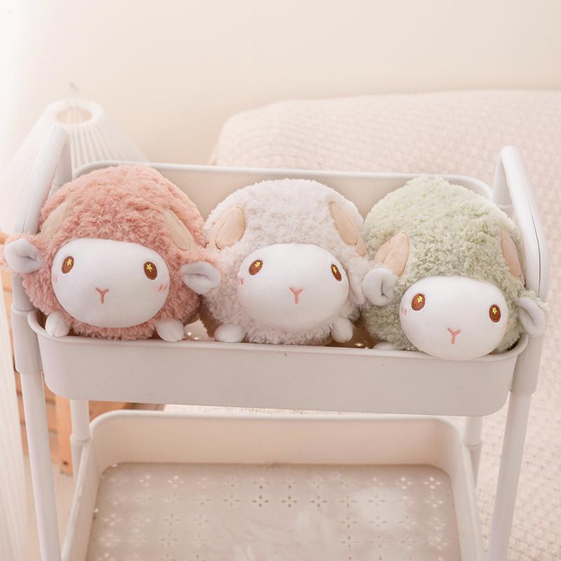 Cute Sheep Doll Plush Toy Cute Soft Sofa Decoration To Sleep Placate Dolls To Send Girls Birthday Holiday Gifts