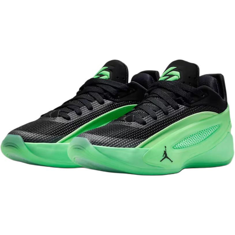 Jordan LUKA 5 Rebound And Breathable Low Top Children's Basketball Shoes Black Green Unisex IM5166-302