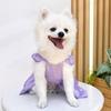 Haustier Hund Kleid Hochzeitskleid Einfarbig Schleifenkleid