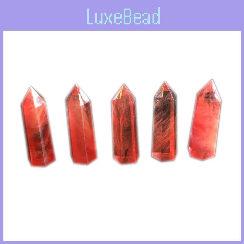 Beautiful Natural Red Quartz Crystal Single Terminated Wand For Healing Decor