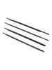 4PCS Door Glass Belt Outer Molding Weatherstrip For Toyota Prius 2004-2009