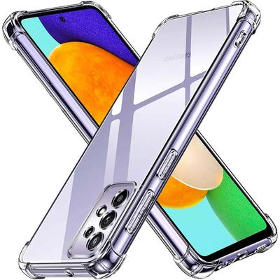 Dicke, stoßfeste, durchsichtige Silikon-Telefonhülle für Samsung Galaxy A52 5G A52s 5G A72 A32 4G A22 A12 A50 Schutzhülle Rückseite