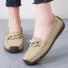 2026 Spring Casual Women's Flats Soft Sole Soft Surface Mom Shoes Comfortable Large Size Doudou Women's Shoes