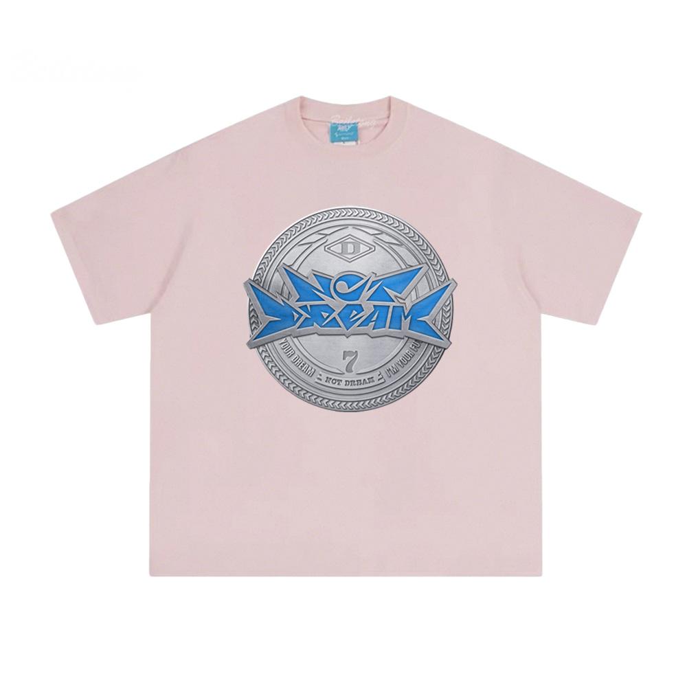 NCT DREAM Druck Tops 100% Baumwolle 2025 NEU T-Shirt für Sommer Baumwollmode Rundhals T-Shirt Damenbekleidung