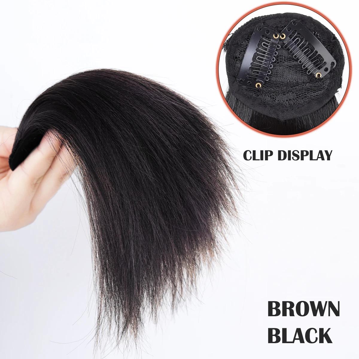

Straight hair synthetic hair pad clip to extend women s natural wigs women s invisible hair clips to add extra volume pieces 12inches