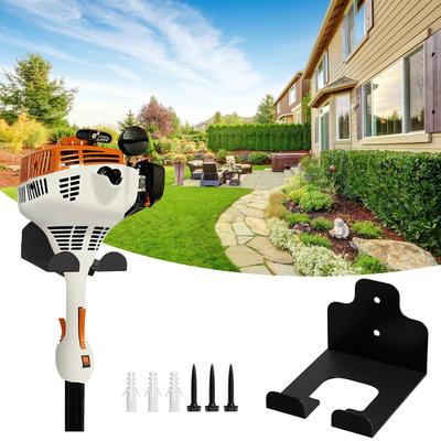 Garage Organizers Wall Mounted Trimmer Rack With High Load Capacity for Garden Tool & Sports Equipment Yard Organization