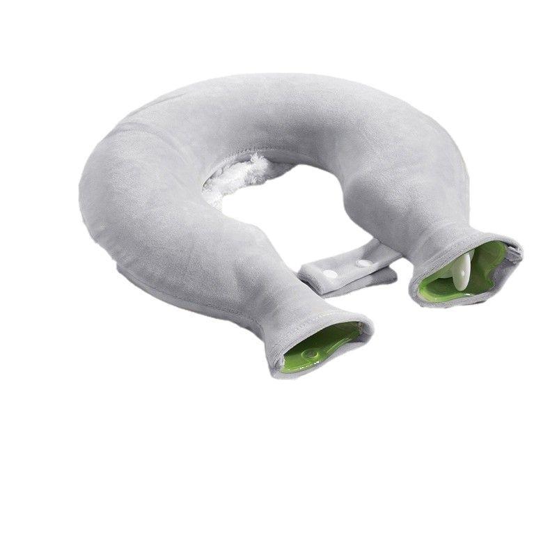 U-förmiger Heißwasserbeutel für die Halswirbelsäule - Explosionsgeschützt & Verdickt für Nacken- und Schultertherapie