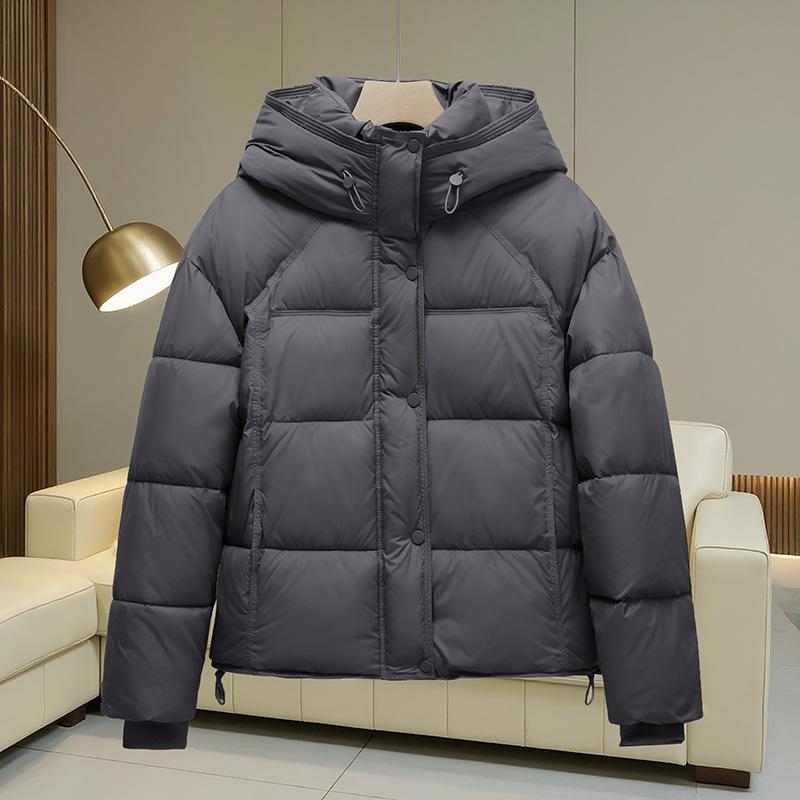 New Winter Hooded Cotton Jacket Short Versatile and Loose Korean Version Women's Cotton Jacket Slim Cotton Jacket