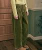 HAINT [Fleece-Lined] Mika Balloon Corduroy Pants_Olive