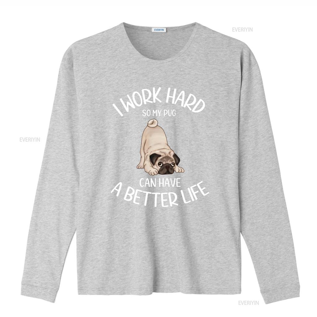 Pug T Shirt Funny Mom Owner GifT for Dog Lover vintage Washed Stylish fashion Versatile Breathable Comfortable designer clothes