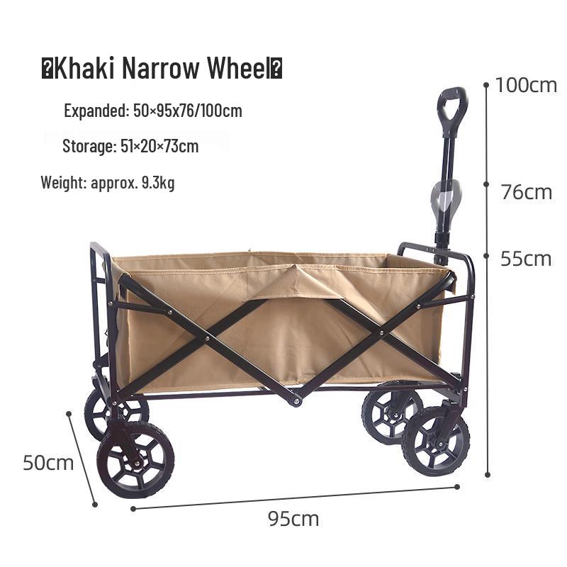 JINGRUIXIANG Folding Outdoor Camping Wagon
