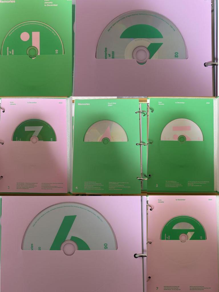 [USED] BTS Memories 2020 "DVD" Trading Card Jin with Japanese Subtitles