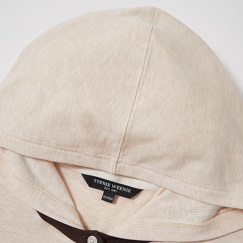 Teenie Weenie Women's Bear Logo Hooded T-Shirt