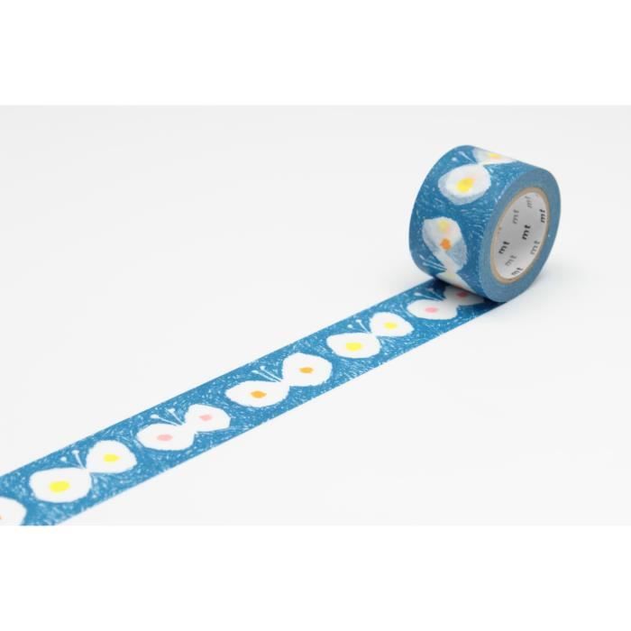 Masking Tape MT MINA papillon crayon hana hane blue - Masking Tape (MT) Multicolore - Assort