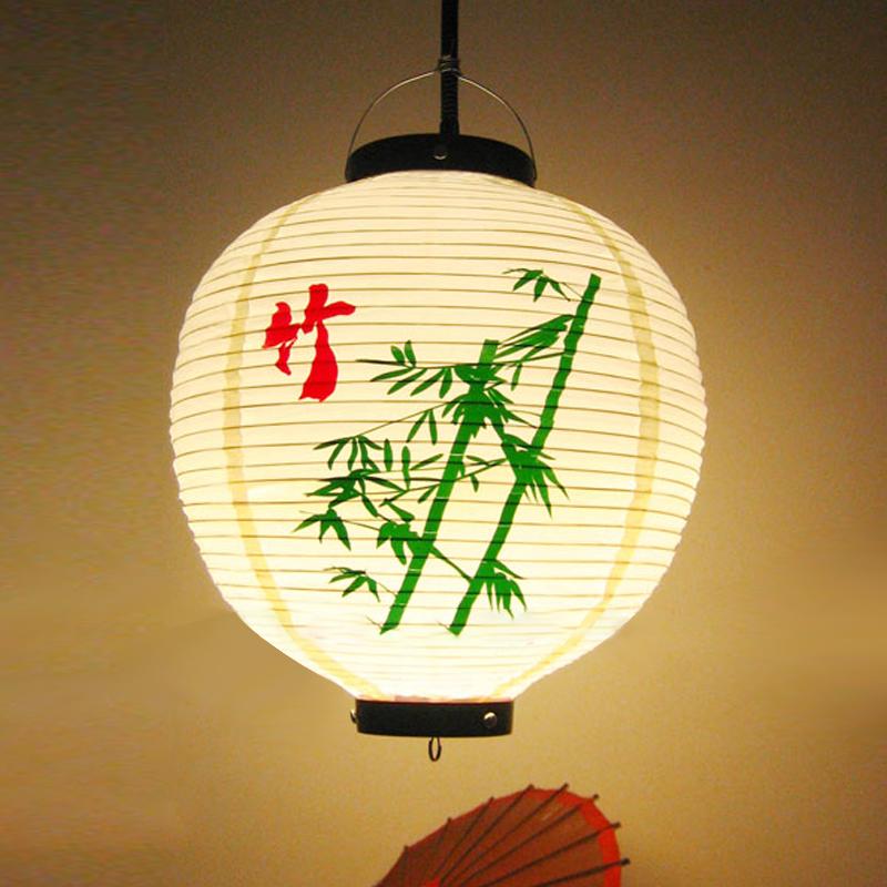 Upscale PVC Waterproof Japanese Style Lantern Sushi Ramen Izakaya Korean Cuisine Restaurant Pub Decor Hanging Lantern Outdoor