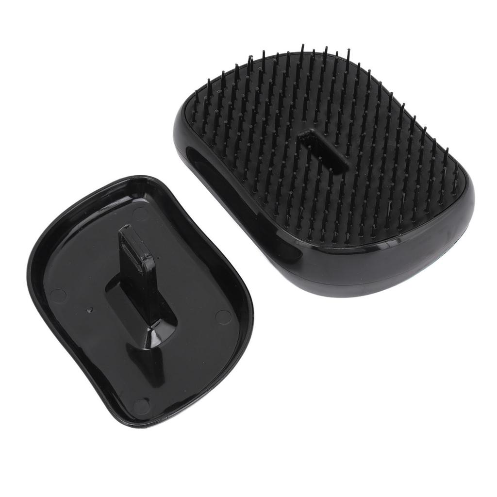 Detangling Hair Brush Massage Palm Shape Glossy Detangler Hair Brush for Thin Long Curly Hair