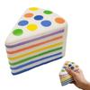 Sweet Simulation Cake Toy Silicone Pinching Toys Soft Stress Relief Slow Rising Sensory Fidget Toys Gifts For Kids Adult