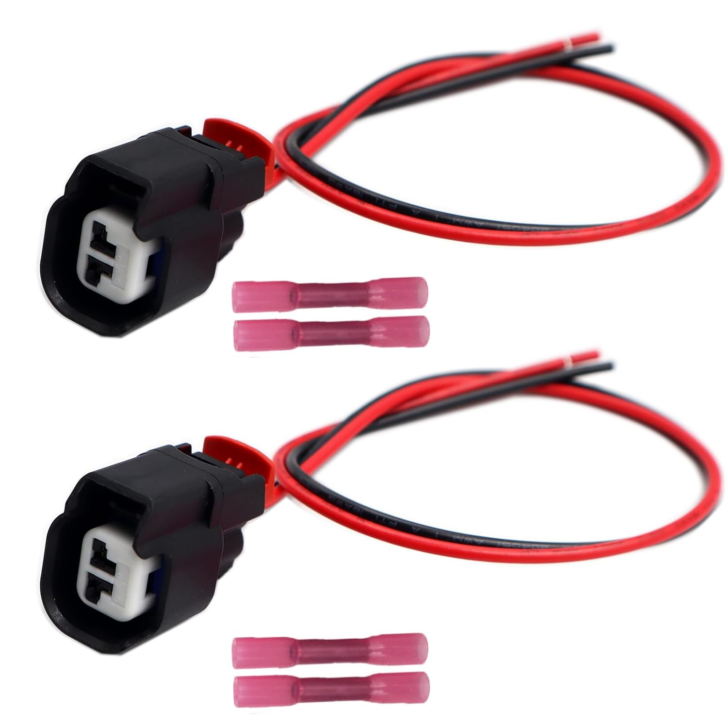 2pcs 2-Pin Side Marker Light Connector Pigtail Compatible with 2015-2020 Chevrolet Camaro Harness Wiring Plug 34062-0028