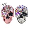 Sophisticated Car Vent Decor Bling Skull Clips Rhinestone Diffuser Clip Shiny Decorative Freshener Air Conditioner Decoration Funny Auto