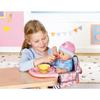 Silla alta para muñeco - BABY BORN - Se fija en la mesa - Juguete de imitación - Rosa - A partir de 3 años