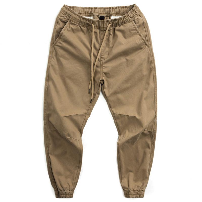 Men's Retro Straight-Leg Canvas Chino Pants - Casual Loose Fit Workwear Trousers