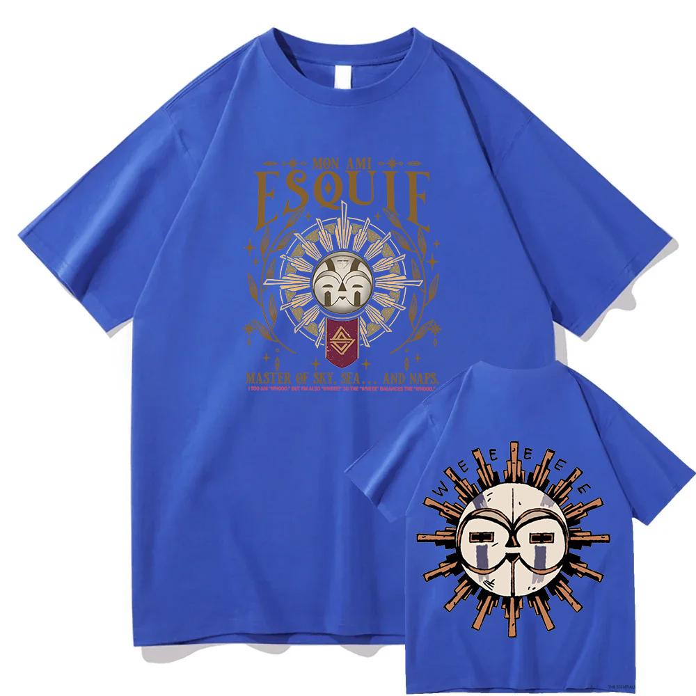 Clair Obscur Expedition 33 T Shirts Expedition 33 Esquie Resin Suncatcher Graphic Tee Men Women Fashion Harajuku Cotton Y2K Tops