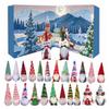 Adorable Gnome Elf Advent Calendar - Cute Collectible Dolls, Holiday Countdown Box, Perfect for Kids & Holiday Gift -New-9-1
