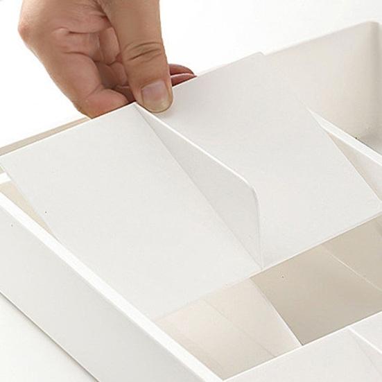 Organizator Extensibil pentru Sertar Tavă Ajustabilă pentru Ustensile de Bucătărie și Tacâmuri cu Divizoare Detașabile Cutie de Depozitare Multifuncțională pentru Casă Baie