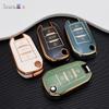 New Tpu Car Flip Key Case Cover Shell For Peugeot 208 3008 308 508 408 2008 307 4008 For Citroen C4 C3 C6 Cactus C8 Keyless Fob