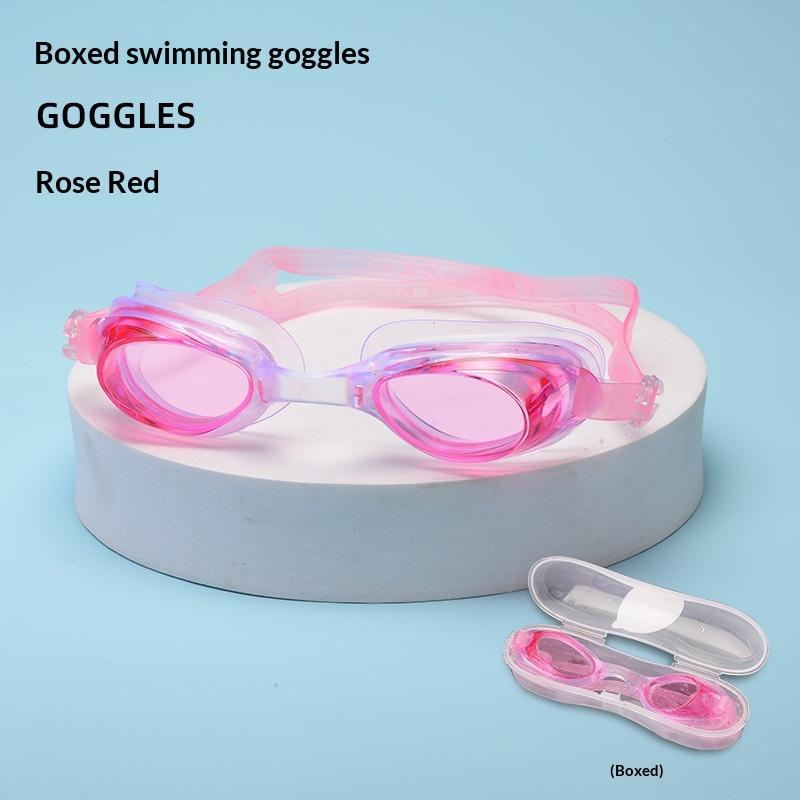 1Pc Silicone Goggle Hd Waterproof And Anti-Fog Women Men'S Diving Equipment Small Frame Adult Swimming Glasses