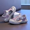 Girls' Sports Sandals Summer Mesh Hollow Breathable Children's Fashion Comfortable Casual Shoes Lightweight Chunky Sneakers